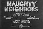 Watch Naughty Neighbors (Short 1939) 0123movies